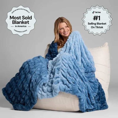 Ultra-Soft Plush Dreamer Blanket – Oversized Stretch Blanket for Bed, Couch & Year-Round Comfort
