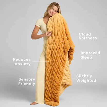 Ultra-Soft Plush Dreamer Blanket – Oversized Stretch Blanket for Bed, Couch & Year-Round Comfort