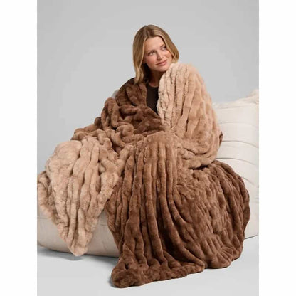 Ultra-Soft Plush Dreamer Blanket – Oversized Stretch Blanket for Bed, Couch & Year-Round Comfort