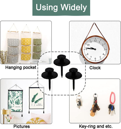 Double-Headed Picture Hanging Push Pins
